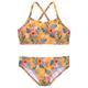 Bustier-Bikini BENCH. "Maui Kids" Gr. 170/176, N-Gr, gelb (gelb, bedruckt) Kinder Bikini-Sets Bikini Bikinis