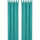 Vorhang WECKBRODT "Sento" Gardinen Gr. 230 cm, Schlaufen, 125 cm, blau (türkis) Schlaufen