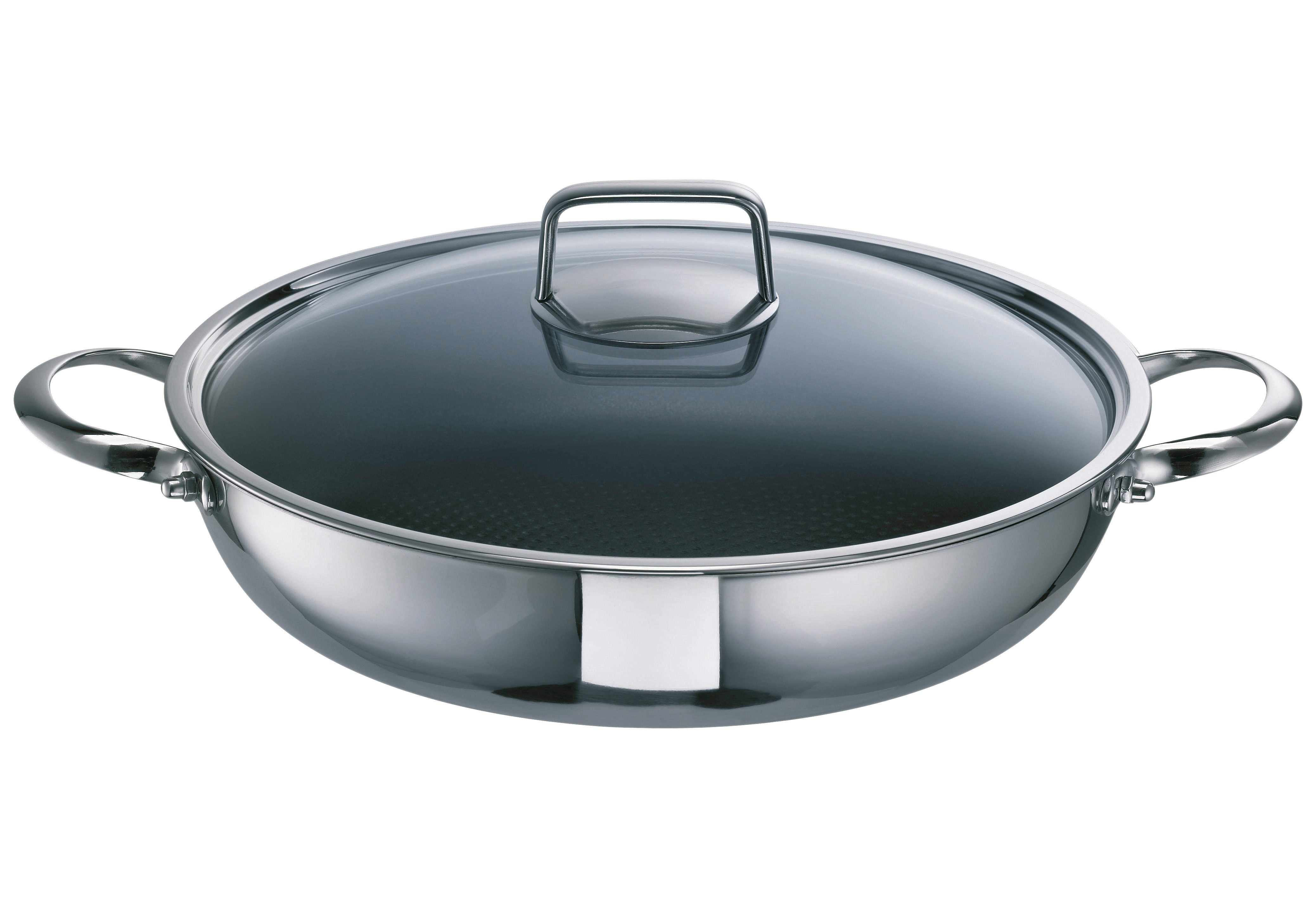 Schmorpfanne SCHULTE-UFER "Romana i XXStrong", silber (silberfarben), Ø:32cm, Pfannen, Induktion Image