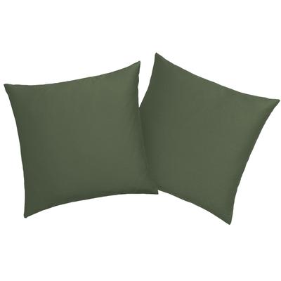 Kissenbezug "Mila", grün, B:40cm L:40cm, Satin, Obermaterial: 100% Baumwolle, GUIDO MARIA KRETSCHMER HOME & LIVING, Kissenbezüge, Satin Qualität, in Uni Design Image