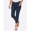 7/8-Jeans CASUAL LOOKS, Damen, Gr. 22, Kurzgrößen, blau (blau, stone, washed), 81% Baumwolle, 17% Polyester, 2% Elasthan, unifarben, 7/8-Länge, Jeans