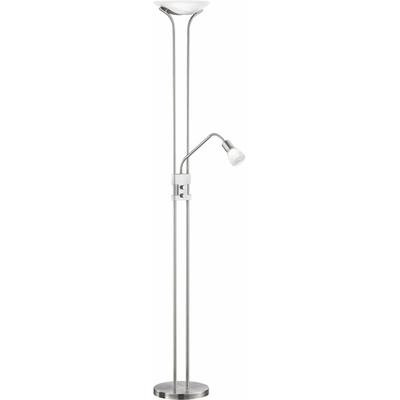 TRIO LEUCHTEN LED Deckenfluter "Santo II", grau (nickelfarben), H: 180cm, Lampen, integrierter Dimmer,Flexibel, LED Deckenfluter Image
