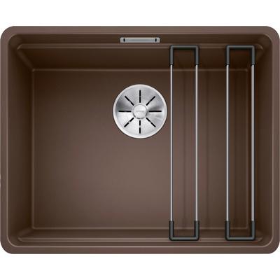 BLANCO Granitspüle "ETAGON 500-F" Küchenspülen Gr. beidseitig, braun (cafe) Küchenspülen