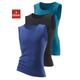 Muscleshirt H.I.S Gr. 6, bunt (royalblau, schwarz, petrol) Herren Shirts Sport