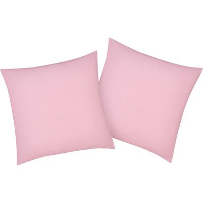 Kissenbezug BELLANA "Mako-Jersey-Exclusiv", beige (puder), B:40cm L:40cm, Baumwolle, Obermaterial: 100% Baumwolle, Kissenbezüge, aus reiner Baumwolle Image