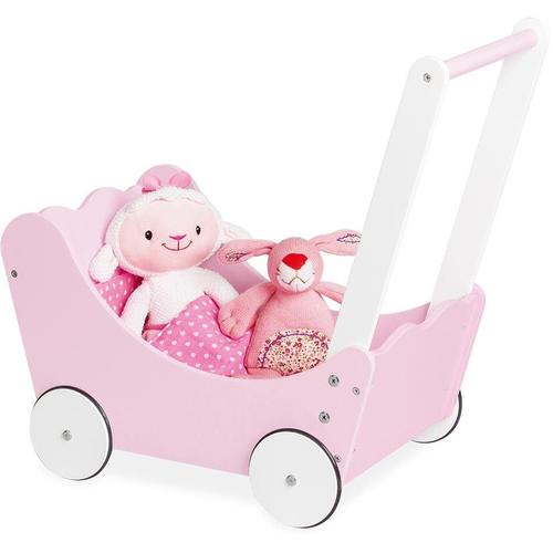 "Puppenwagen PINOLINO ""Jasmin"" rosa (weiß, rosa) Kinder Puppenwagen -trage"