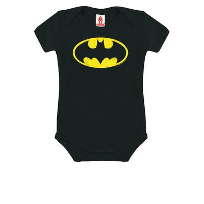 Body LOGOSHIRT "DC - Batman" Gr. 74, EURO-Größen, schwarz Baby Bodies mit lizenziertem Print