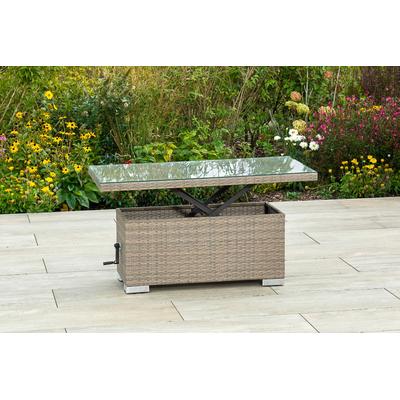 Gartentisch MERXX "Bellante" Tische Gr. B/H/T: 60cm x 46cm x 120cm, braun 60x120 cm