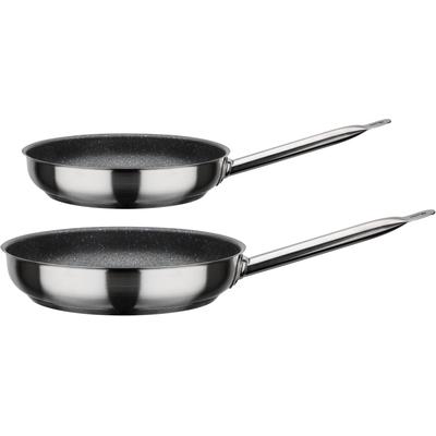 Pfannen-Set GSW "Le Chef PROFILE", silber (silberfarben, schwarz), Ø:28cm, Pfannen, Induktion Image