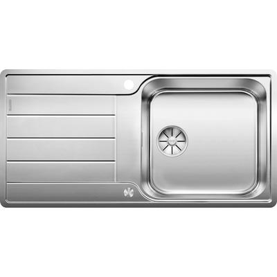 BLANCO Edelstahlspüle "CLASSIMO XL 6 S-IF" Küchenspülen Gr. beidseitig, grau (edelstahl) Küchenspülen