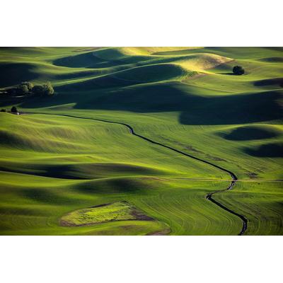 Fototapete PAPERMOON "Landschaft", bunt, B:4,50m L:2,80m, Vlies, Tapeten Image