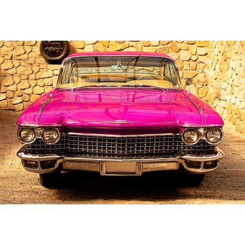 „PAPERMOON Fototapete „“Rosa oldtimer““ Tapeten Gr. B/L: 4,50 m x 2,80 m, Bahnen: 9 St., bunt Fototapeten“