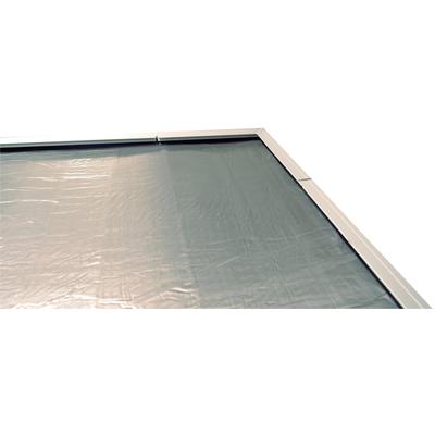 Dachbahn WEKA, silber (silberfarben), Bitumen, Dachpappen, selbstklebend