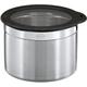 Frischhaltedose RÖSLE Lebensmittelaufbewahrungsbehälter Gr. B/H/L: 16 cm x 6,5 cm x 16,5 cm, schwarz (edelstahlfarben, schwarz) Frischhaltedosen und Buffet-Vitrinen