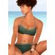 Bügel-Bandeau-Bikini JETTE Gr. 34, Cup B, grün (oliv) Damen Bikini-Sets Ocean Blue