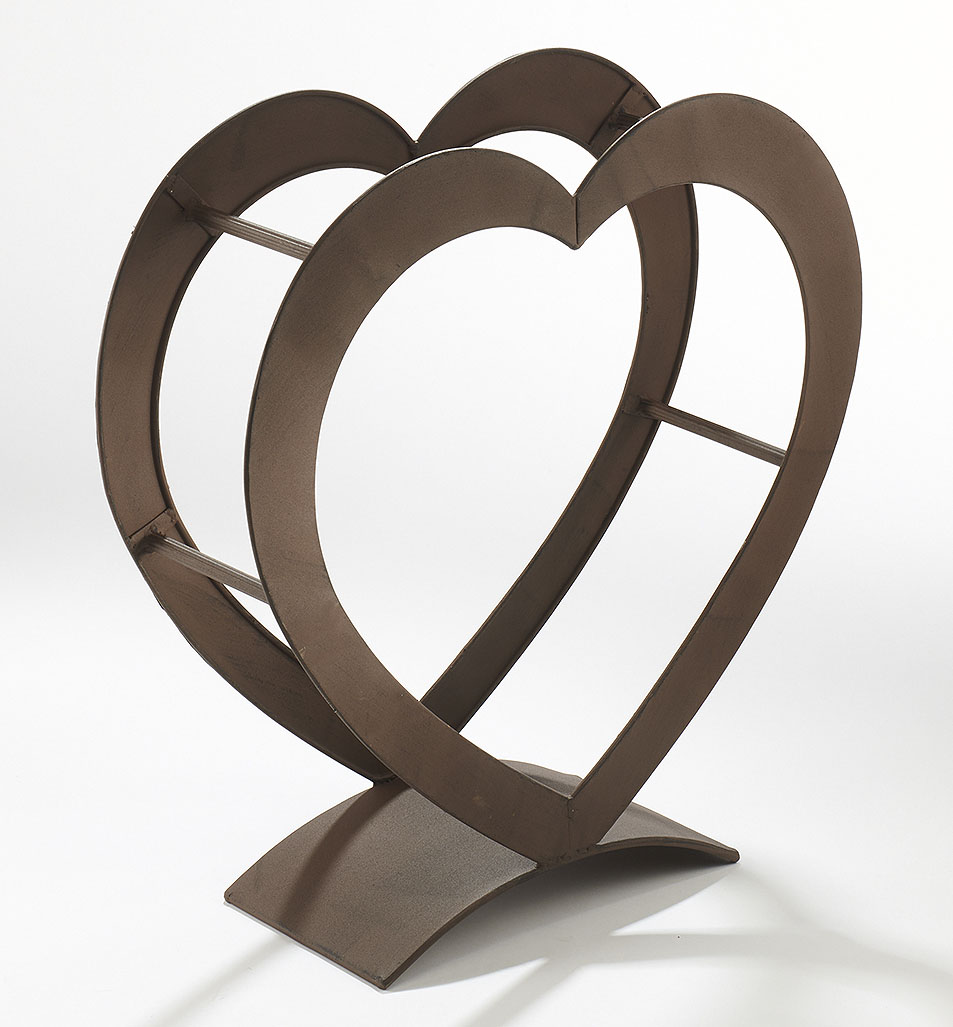 Kaminholzregal LOCKER "42107-22", braun, B:60cm H:63cm T:20cm, Metall, Kaminholzlager, Kaminholzregal