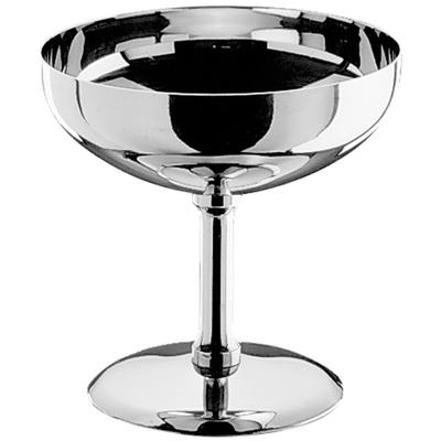 Eisschale PINTINOX "Gelateria Professional", silber (edelstahlfarben), Ø:10cm, Edelstahl, Schüsseln, hohe Form, Edelstahl, spülmaschinengeeignet Image