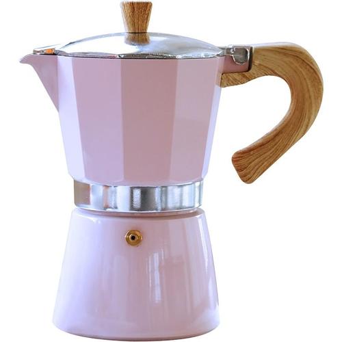 "Espressokocher GNALI & ZANI ""Venezia"" Kaffeemaschinen Gr. 6 Tassen, 6 Tasse(n), rosa (hellrosa) Espressokocher Induktion,"