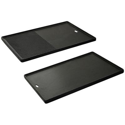 Grillplatte ENDERS "Switch Grid 1/2", schwarz, B:43cm T:31cm, Aluguss, Grillroste, Gusswendeplatte Image