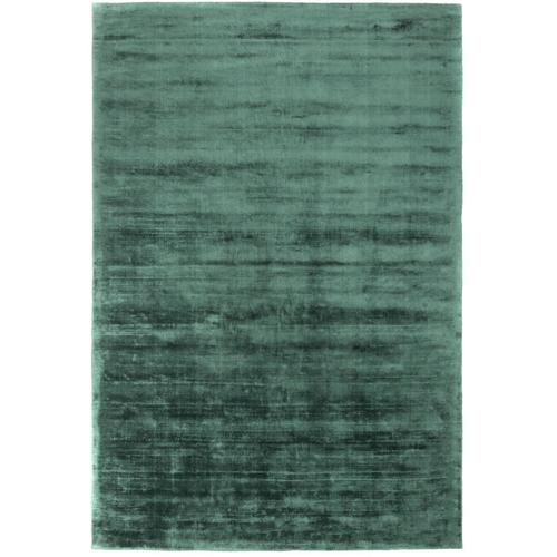 "Teppich MORGENLAND ""Designer Chester"" Teppiche Gr. B/L: 140 cm x 200 cm, 10 mm, 1 St., grün (seegrün) Designerteppiche Viskose"