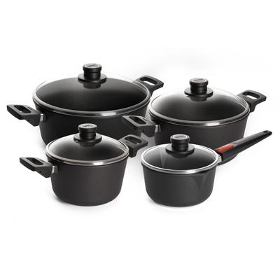 Topf-Set WOLL MADE IN GERMANY "Nowo Titanium", schwarz, Töpfe, Induktion, Made in Germany Image