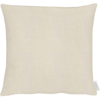 Dekokissen APELT "Apart" Gr. 1, beige (eierschalenfarben, unifarben), B:39cm H:5cm L:39cm, Polyester, Dekokissen_Sitzkissen_Kissenhüllen, Kissenhülle mit Füllung, 1 Stück Image