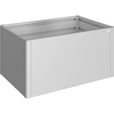 Hochbeet BIOHORT "HochBeet", silber (silberfarben, metallic), B:152cm H:77cm T:102cm, Stahlblech, Pflanzgefäße, BxTxH: 152x102x77 cm