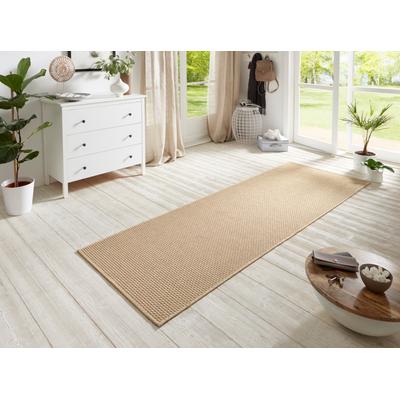 Läufer HANSE HOME "Nature 600" Gr. 51, beige, B:80cm H:5mm L:500cm, Polypropylen (PP), Teppiche, Flachgewebe, In- & Outdoor, Rutschfest, Flur, Küche, Garten, Terrasse Image