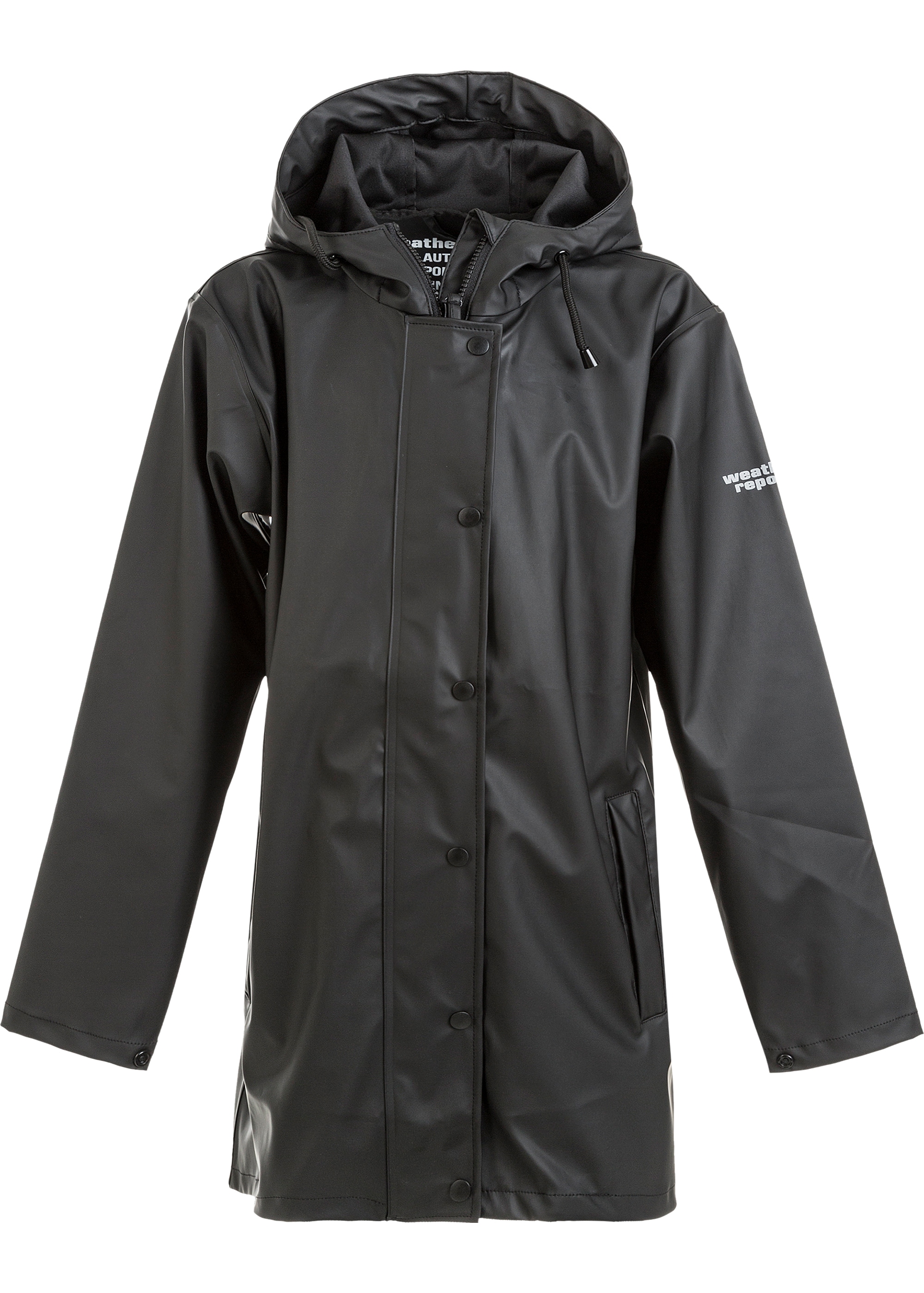 Outdoorjacke WEATHER REPORT "Petra Jr.", Kinder, Gr. 152, schwarz, 100% Polyester, unifarben, normal, ohne Ausschnitt, Jacken, mit getapten Nähten Image
