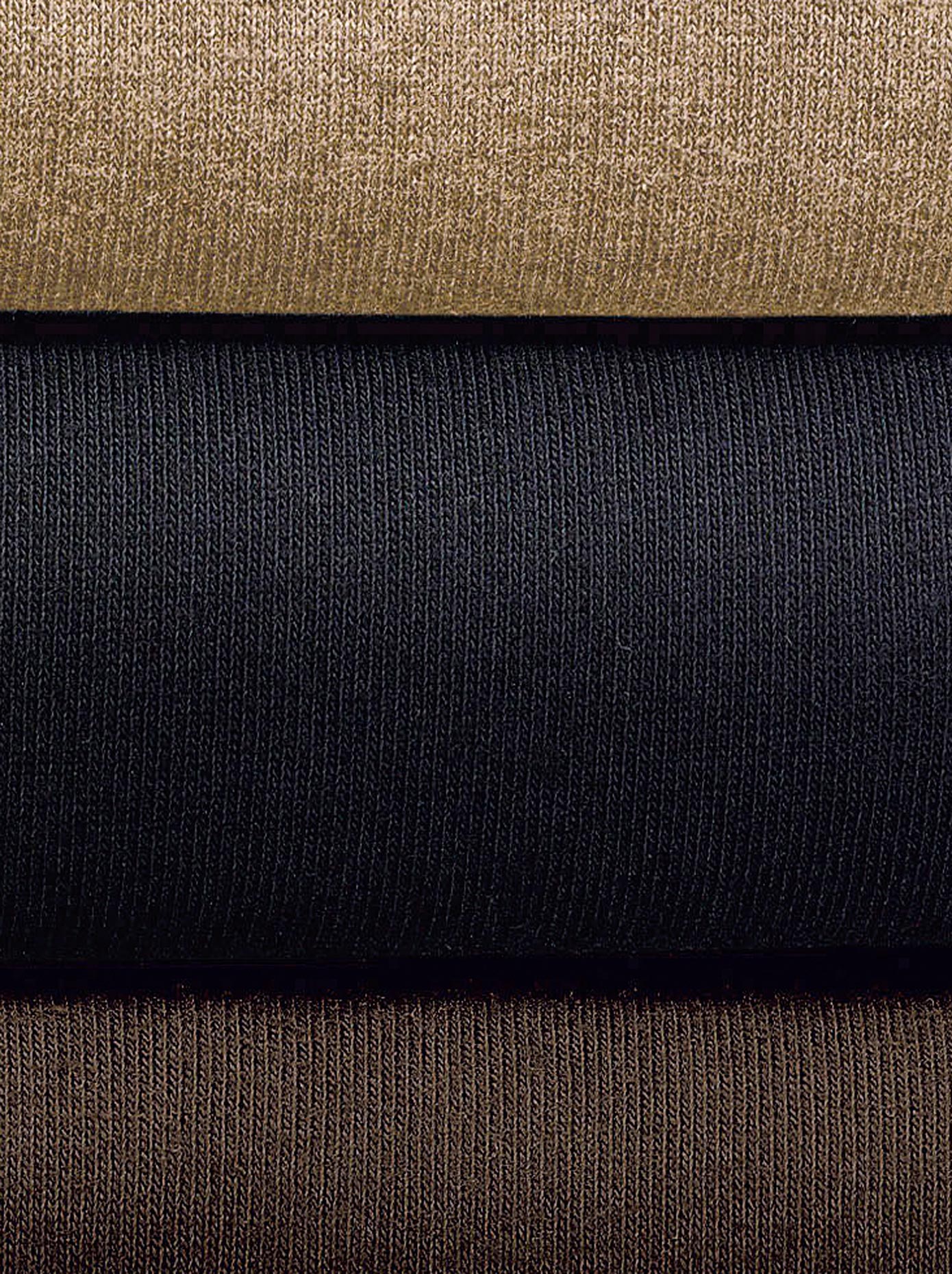 Kniestrümpfe ROGO, Damen, Gr. 2/39, schwarz, 87% Baumwolle, 12% Polyamid, 1% Elasthan, Socken Image