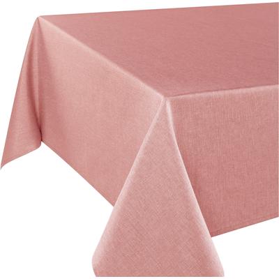 Tischdecke DELINDO LIFESTYLE "WIEN" Gr. 1, rosa, B:160cm L:130cm, Polyester, Tischdecken, Fleckabweisend, pflegeleicht, 180 g/m² Image