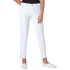 Stretch-Jeans ASCARI, Damen, Gr. 25, Kurzgrößen, weiß, 91% Baumwolle, 6% Polyester, 3% Elasthan, unifarben, lang, Jeans