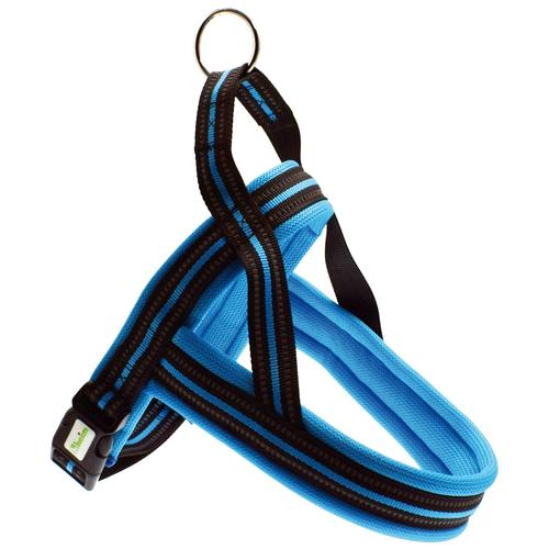 "HEIM Hunde-Geschirr ""Signal"" Tiergeschirre verstellbar von 68-80 cm blau Hundegeschirr"