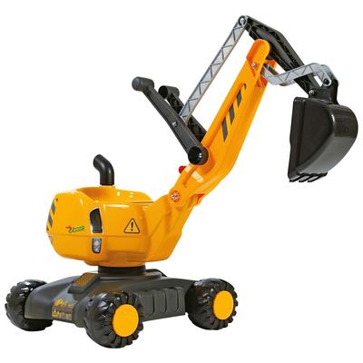 Spielzeug-Aufsitzbagger ROLLY TOYS "Digger" Spielzeugfahrzeuge gelb Kinder Baumaschinen, Kräne Bagger Spielzeugfahrzeuge BxLxH: 43x102x74 cm