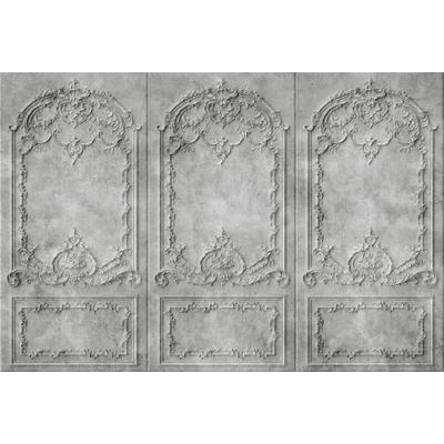 Fototapete LIVING WALLS "Walls by Patel Versailles", grau, B:4,00m L:2,7m, Vlies, Tapeten, Vlies, Wand