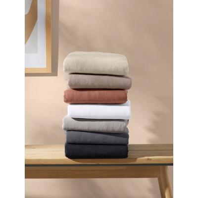 Spannbettlaken "Anisa in Gr. 90x200, 140x200 oder 180x200 cm", grau (hellgrau), B:140-160cm L:200cm, Jersey, Obermaterial: 100% Baumwolle, LEGER HOME BY LENA GERCKE, Laken, aus Baumwolle, für Matratzen bis 23 cm Höhe, Bettlaken, Spannbetttuch Image