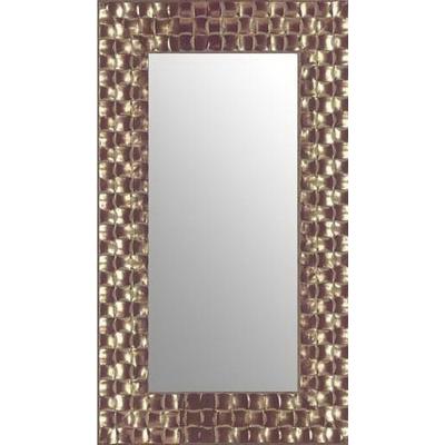 Dekospiegel LENFRA "Samantha", gold (goldfarben), B:70cm H:110cm T:2cm, Holz, Spiegel, Wandspiegel Image