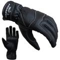 Motorradhandschuhe PROANTI Handschuhe Gr. XL, schwarz Motorradhandschuhe Damen Leder Handschuhe