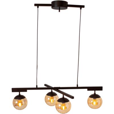 BY RYDENS Pendelleuchte "Labelle", gelb (amber), Ø 90,00cm, Lampen, Pendelleuchte mit verstellbarem Arm Image