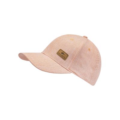 Baseball Cap CHILLOUTS "Amadora Hat", Damen, rot (lachs), Kunstfaser, meliert, casual,klassisch,modisch,sportlich, Caps, aus atmungsaktivem Material mit geschwungenem Schirm & verstellbar Image