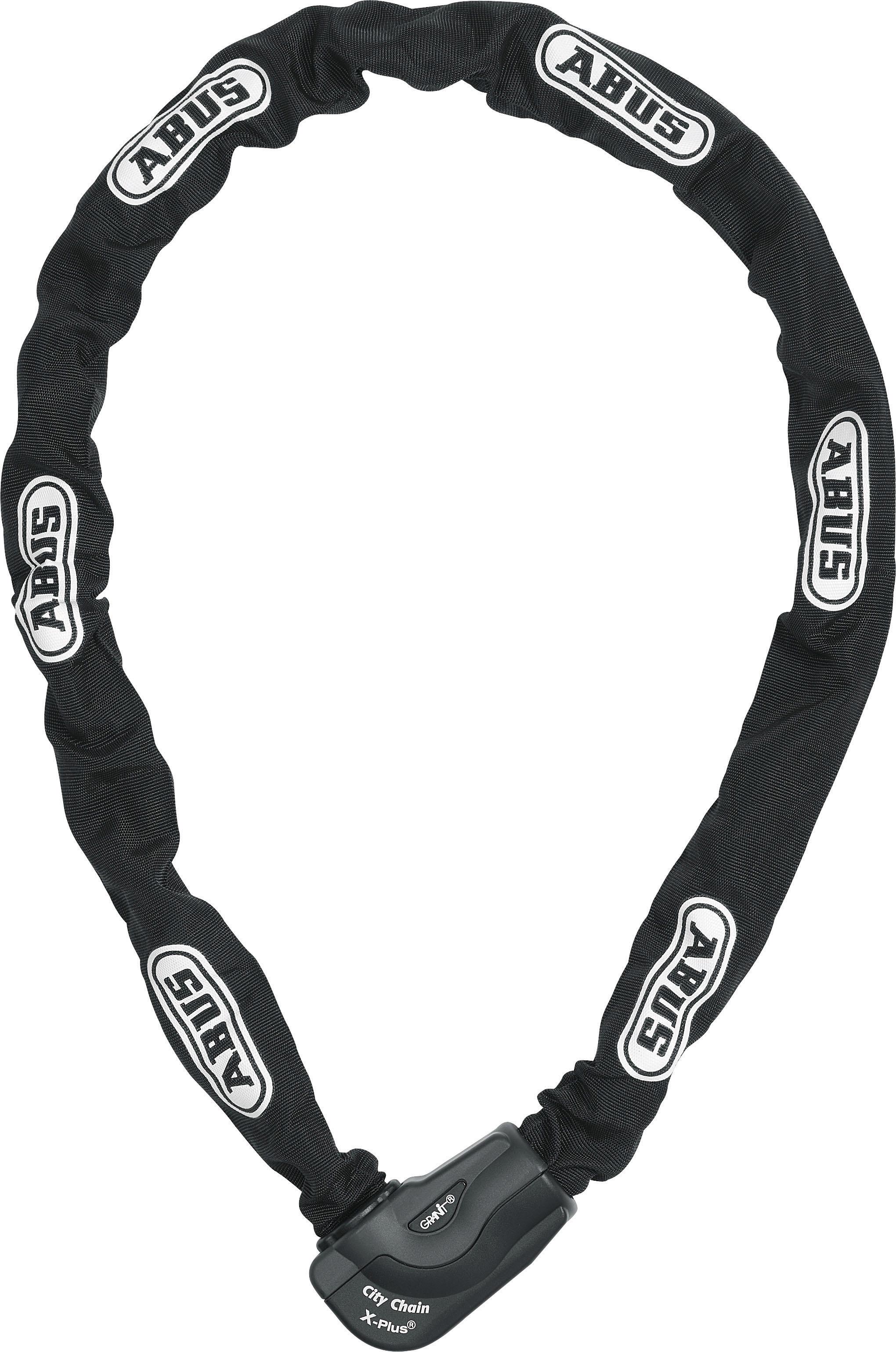 Kettenschloss ABUS "1060/140 black", schwarz, SicherheitsschlösserB:8,5cm L:69cm, Stahl, B:8,5cm L:69cm Image