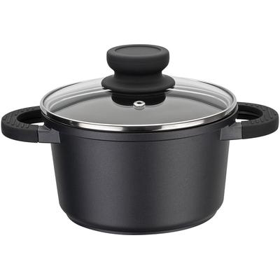 Kochtopf GSW "SilcoGuss noir", schwarz, H:9,5cm Ø:16cm, Töpfe, Induktion Image