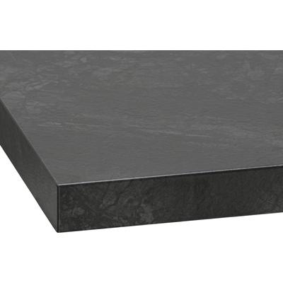 Arbeitsplatte WIHO KÜCHEN "Flexi 38", schwarz (granit schwarz), B:200cm H:3,8cm T:60cm, Tischplatten, 38 mm stark Image