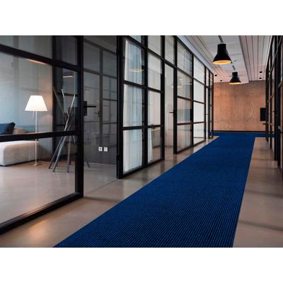 Läufer "MAGNUM, Made in Belgium", blau, B:100cm H:10,5mm L:350cm, Polypropylen (PP), PRIMAFLOR-IDEEN IN TEXTIL, Teppiche, Schmutzfangläufer, Schmutzfangläufer, Schmutzfangteppich, Schmutzmatte, rutschhemmend Image