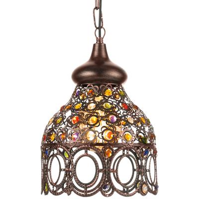 EGLO Pendelleuchte "JADIDA", bunt (kupferfarben, bunt), Ø 22cm, Lampen, Hängeleuchte, Hängelampe Image