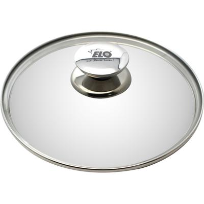 Universaldeckel ELO "Galant", transparent, H:6,5cm Ø:24cm, Glas, Deckel, aus feuerfestem Glas, für modernes Sichtkochen