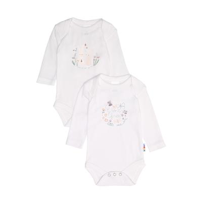 Body LILIPUT, Baby, Gr. 74/80, EURO-Größen, weiß, 100% Baumwolle, bedruckt, casual, kurz, Langarm, Bodies, mit süßem Print Image