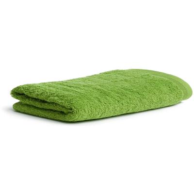 Badetuch MÖVE "Superwuschel", grün (peridot), B:80cm L:150cm, Walkfrottee, Baumwolle, Handtücher (Packung), Badetuch mit Bordüre, 100% Premium Cotton Baumwolle, einfarbig, weich Image