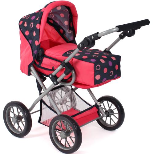 „Kombi-Puppenwagen CHIC2000 „“Leni, Corallo““ Puppenwagen orange (corallo) Kinder Puppenwagen -trage mit herausnehmbarer Tragetasche“