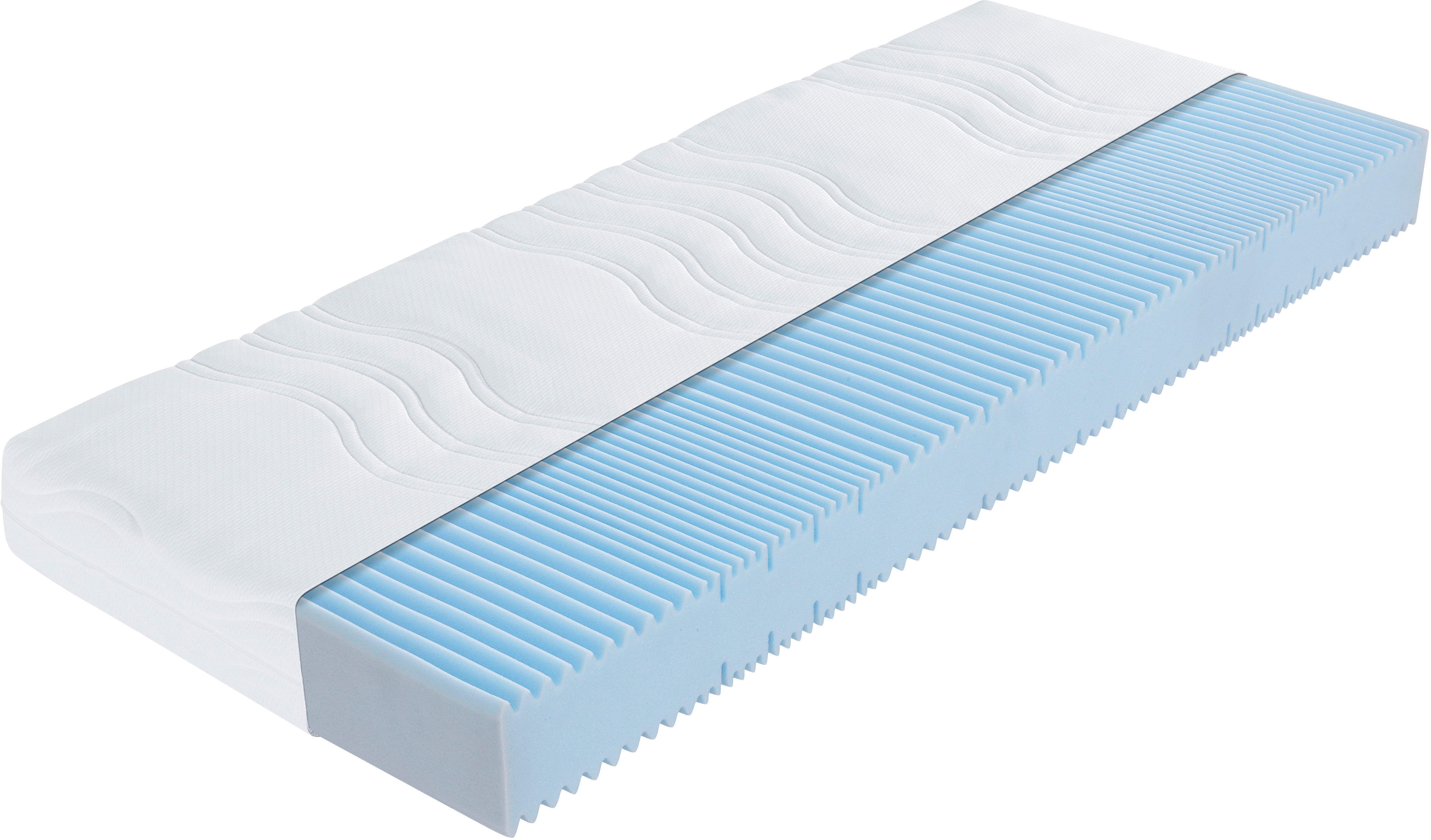 Kaltschaummatratze ALINA "Matratze Kimberly" Gr. 3, weiß, B:200cm H:18cm L:200cm, Bezug: 100% Polyester. Steppfüllung: 100% Polyester, Matratzen